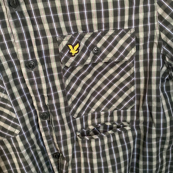 Lyle & Scott Checkered Long Sleeve Button Down Shirt - Picture 4 of 7